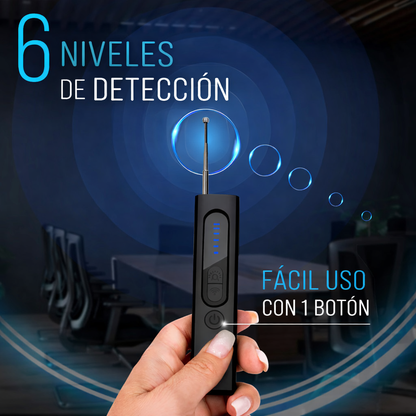 Detector de cámaras ocultas (Calidad militar, con detección integrada de RF y rastreo GPS)