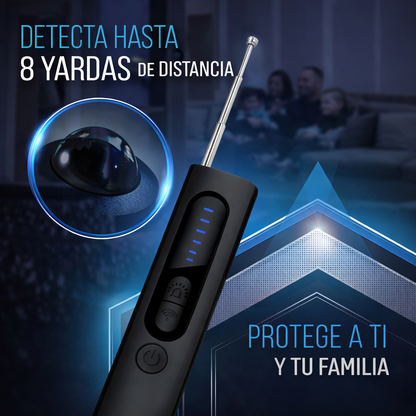 Detector de cámaras ocultas (Calidad militar, con detección integrada de RF y rastreo GPS)