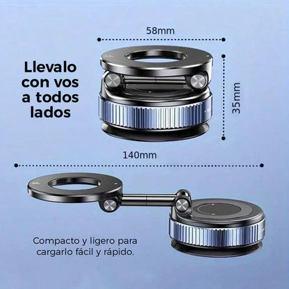 Soporte Magnético Viral 360° Para Celular Con Ventosa Ultra Firme – Auto, Escritorio, Grabación